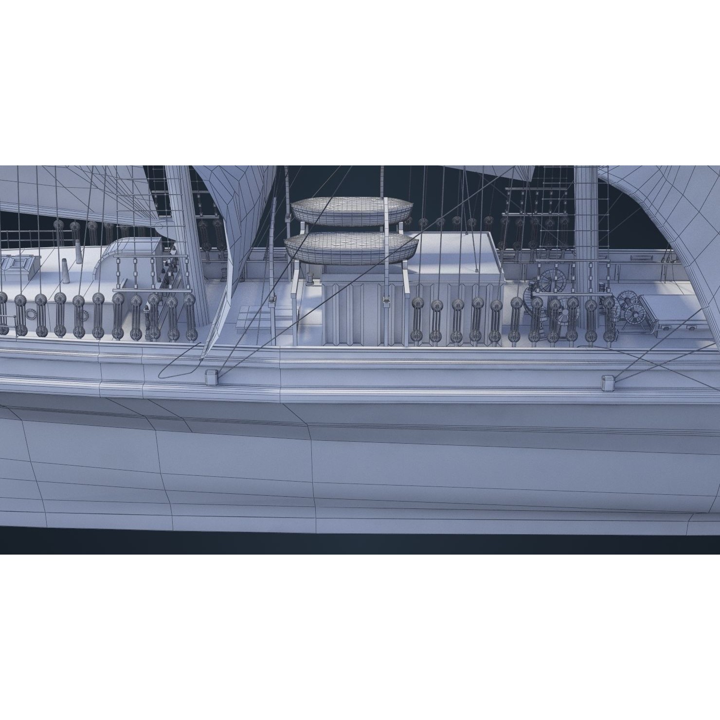 Old Ship - Game-Ready 3D Model - View 54