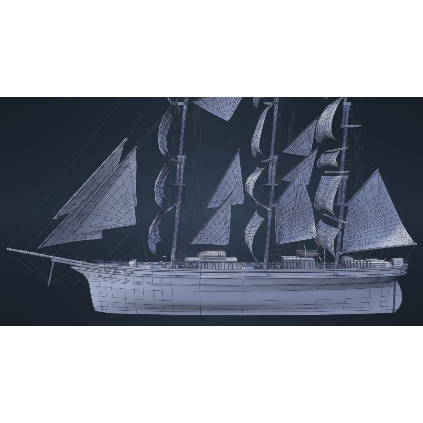 Old Ship - Game-Ready 3D Model - View 58