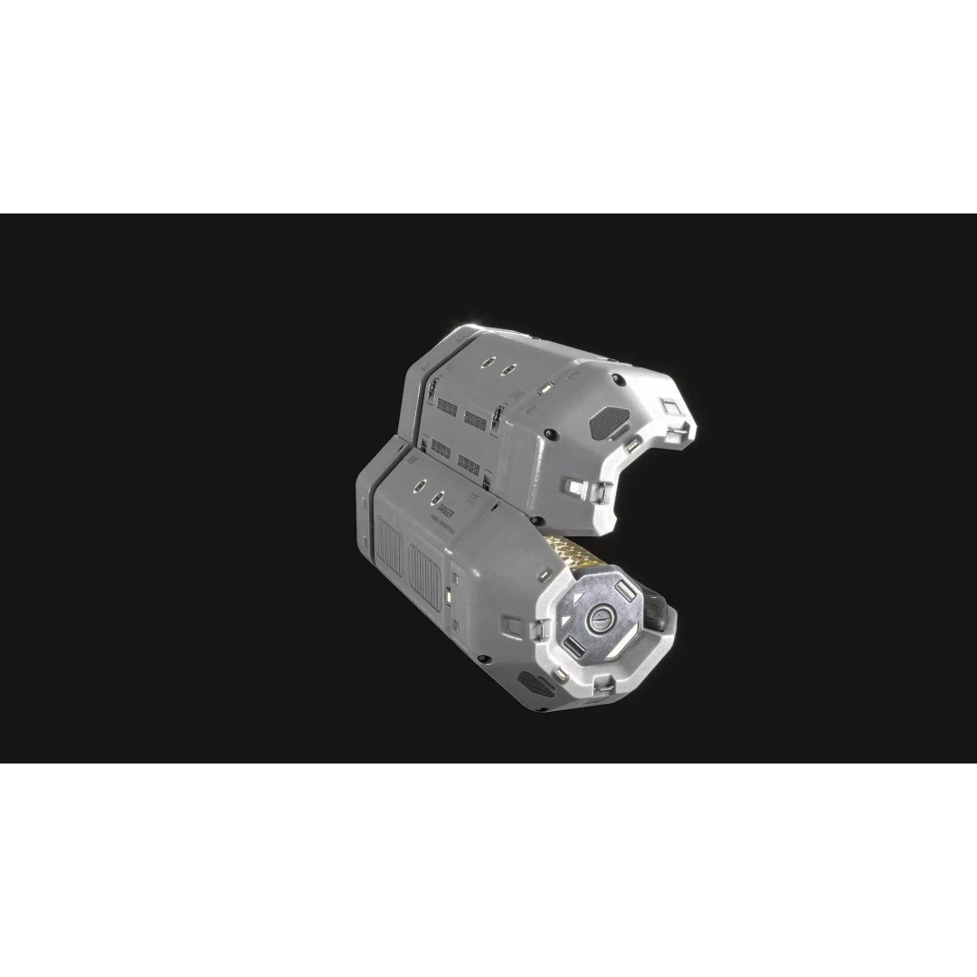 Sci-Fi Sleep Capsule 3D Model – Low Poly PBR Asset, FBX - View 11