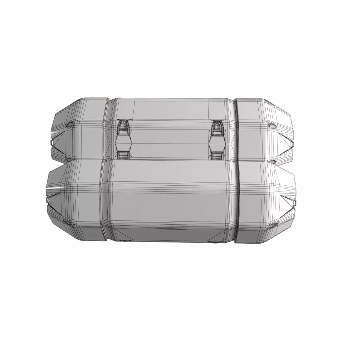 Sci-Fi Sleep Capsule 3D Model – Low Poly PBR Asset, FBX - View 18