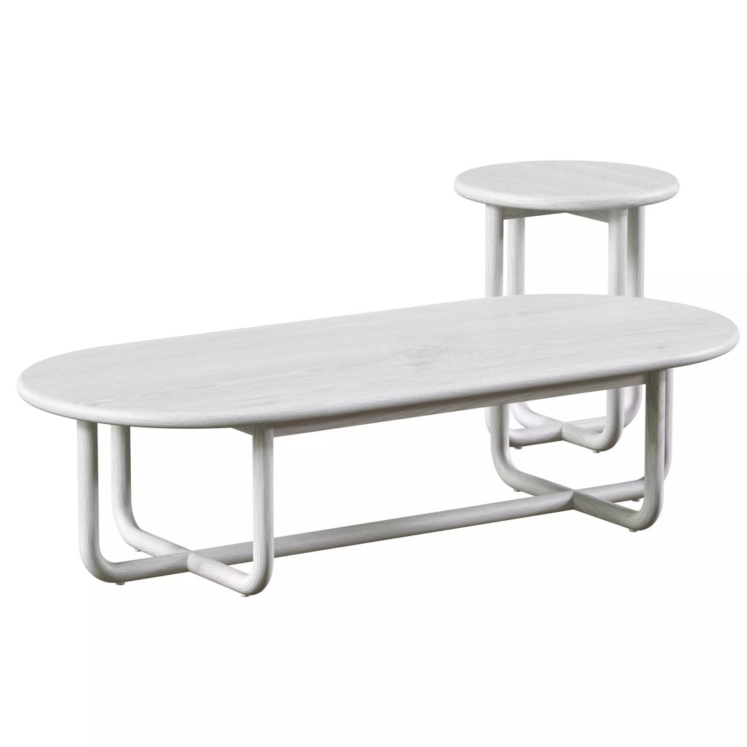 Jones Cross Coffee Side Table 3D Model – PBR Textured, FBX Format - View 2