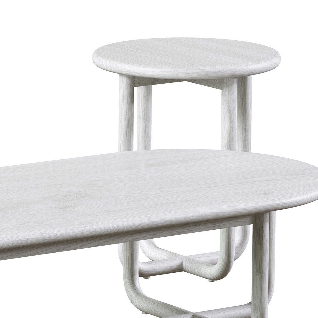Jones Cross Coffee Side Table 3D Model – PBR Textured, FBX Format - View 4