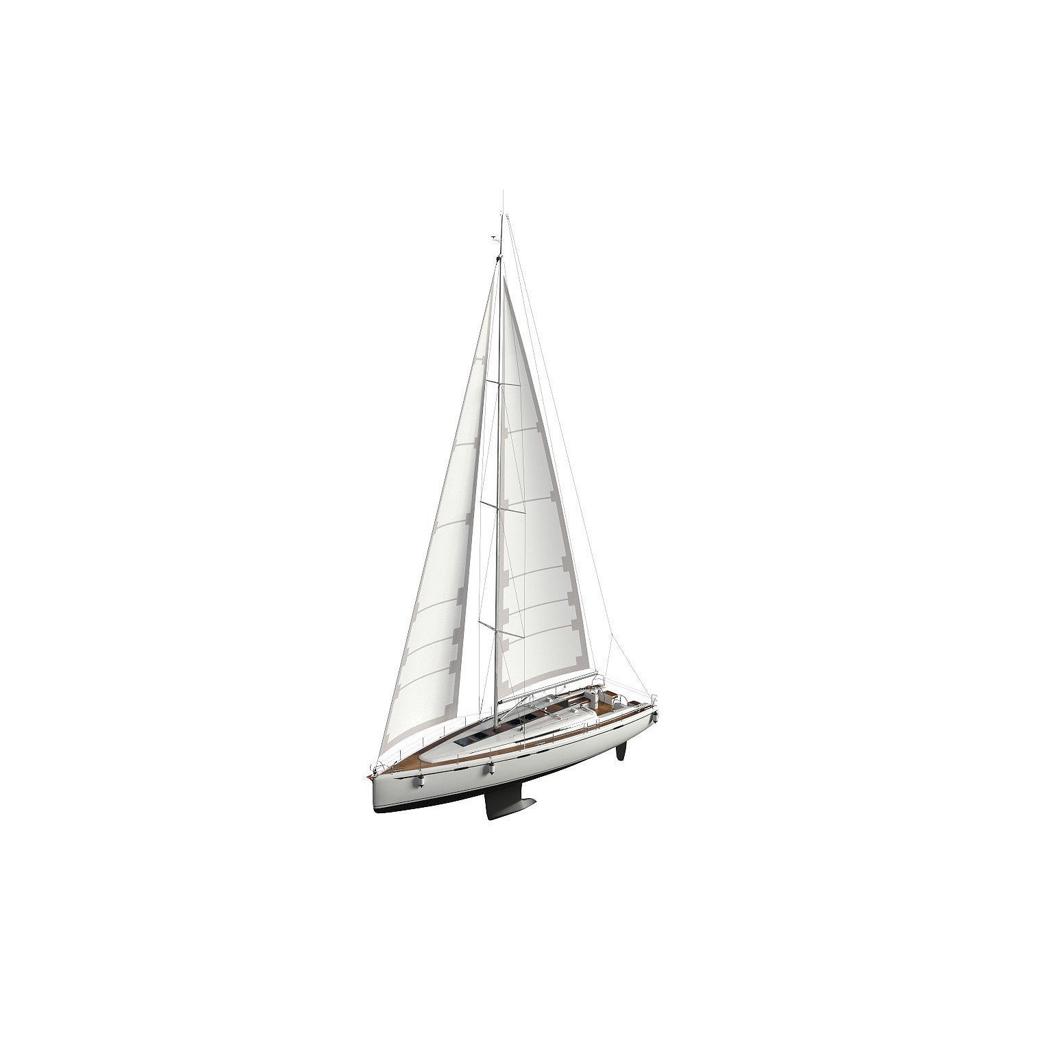Sailboat - Game-Ready 3D Model