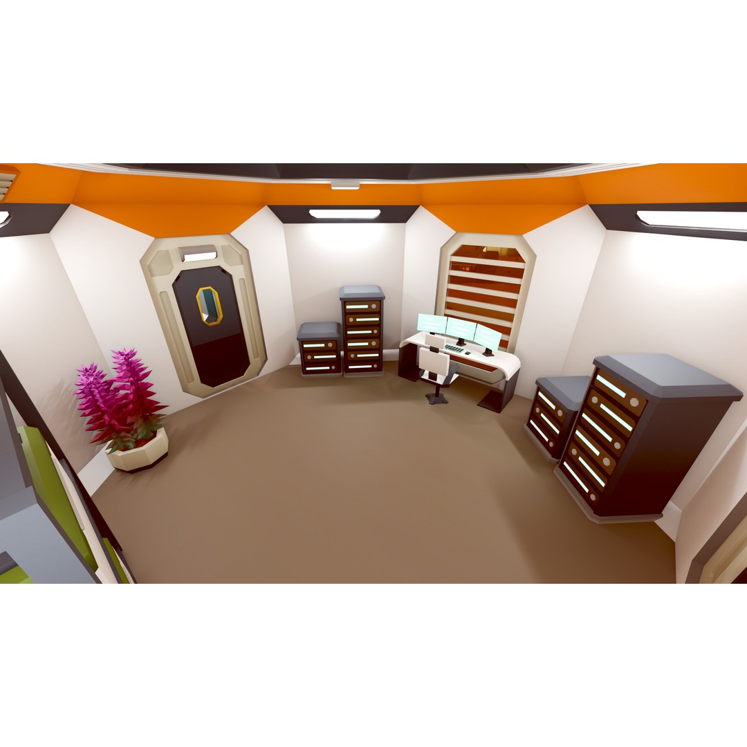 Mars Colony 3D Model – Low Poly Asset Pack for Games and Animation - View 16