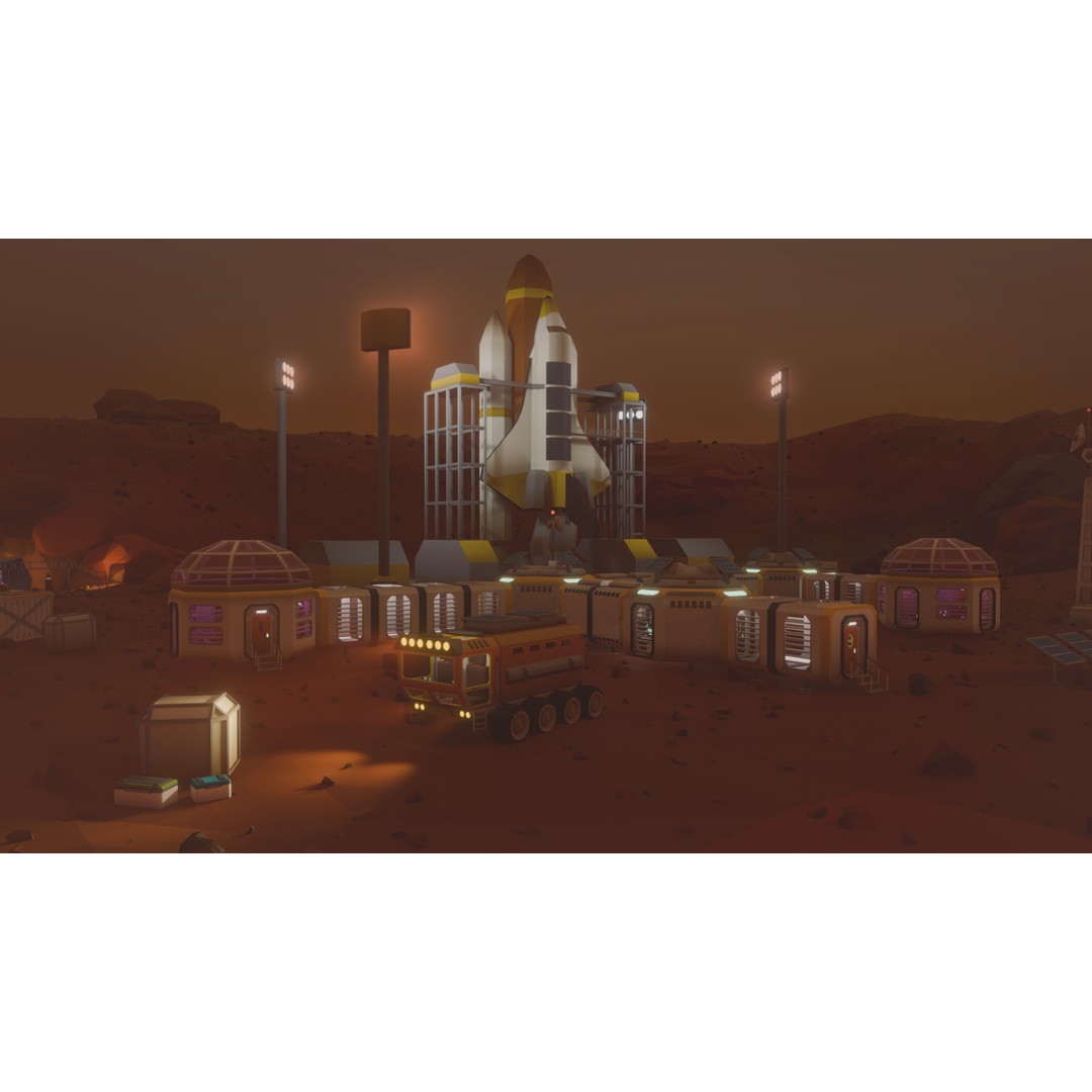Mars Colony 3D Model – Low Poly Asset Pack for Games and Animation - View 32