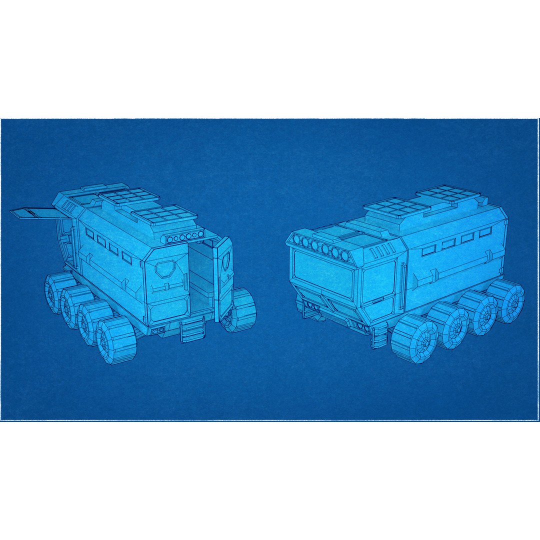 Mars Colony 3D Model – Low Poly Asset Pack for Games and Animation - View 40