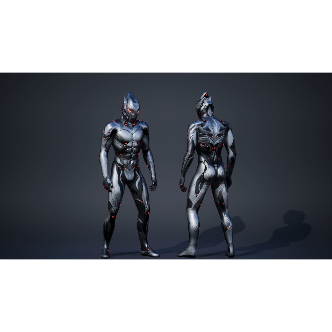 Robot Male 2 3D Model – Low Poly Rigged Character for Unreal Engine - View 14