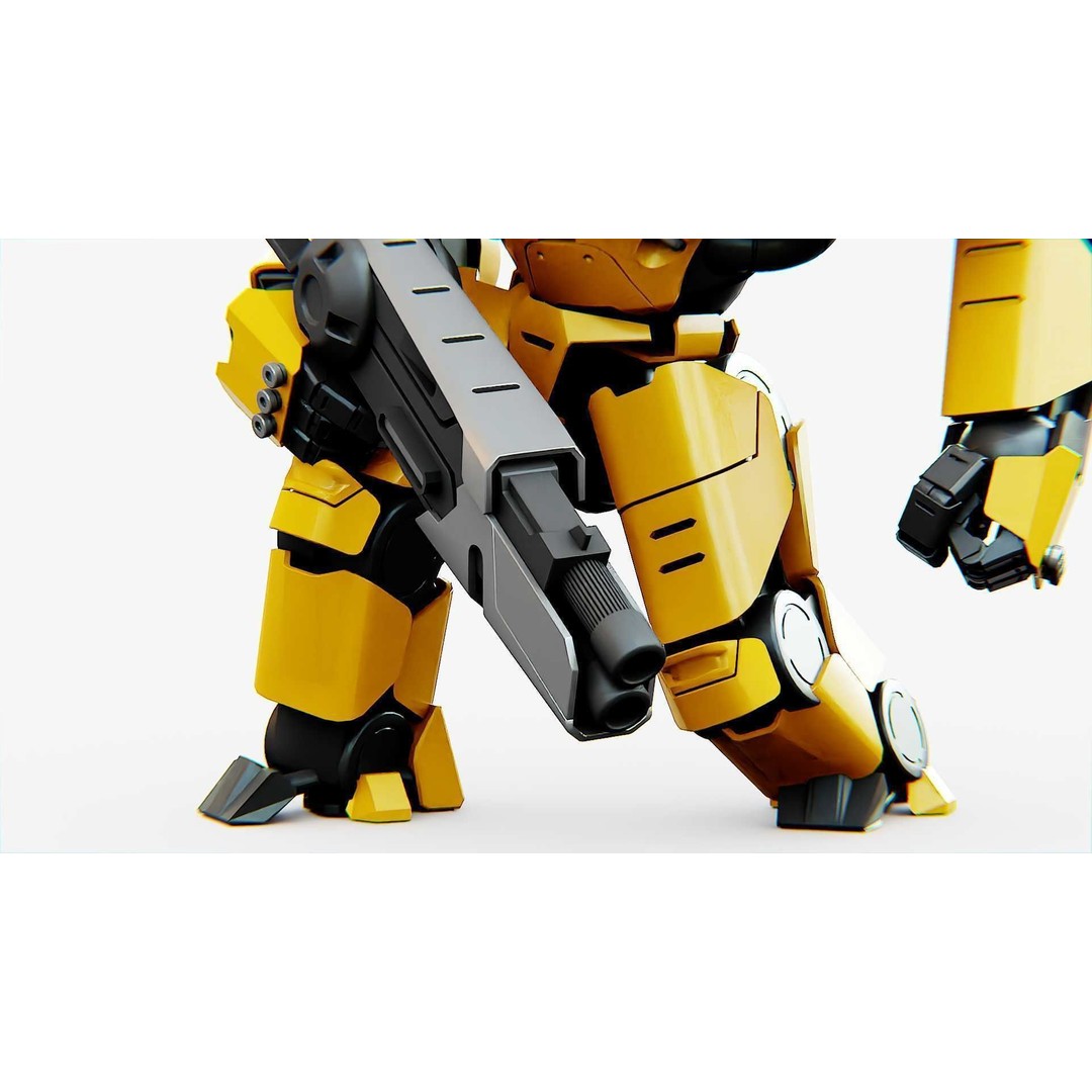 Doom Fighter V-4 3D Model – Rigged Sci-Fi Character for Unity & Unreal - View 20