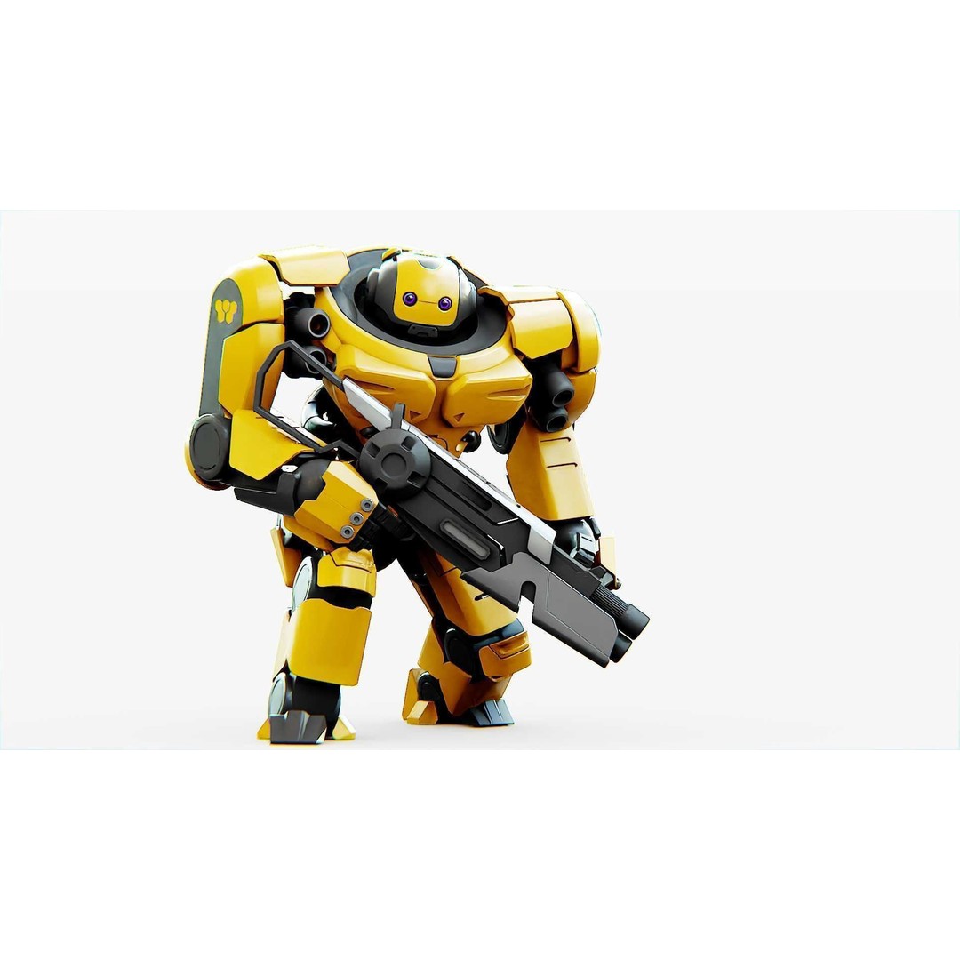 Doom Fighter V-4 3D Model – Rigged Sci-Fi Character for Unity & Unreal - View 3