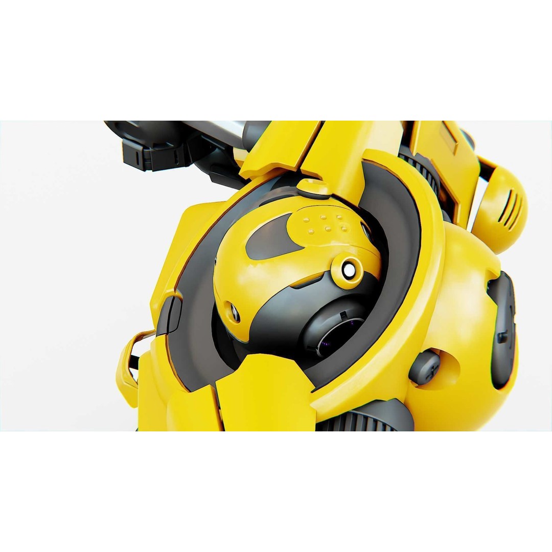 Doom Fighter V-4 3D Model – Rigged Sci-Fi Character for Unity & Unreal - View 30