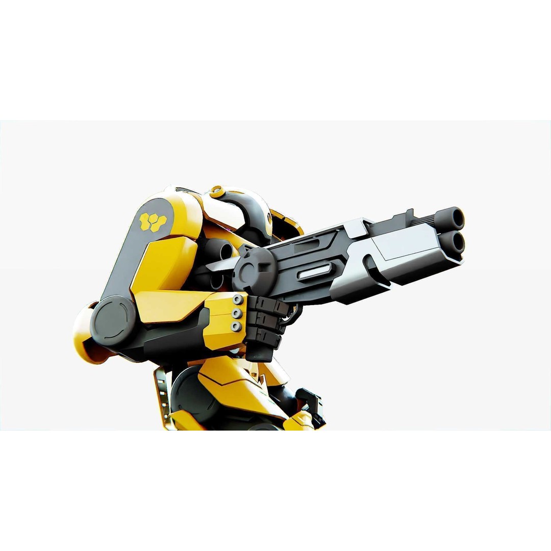 Doom Fighter V-4 3D Model – Rigged Sci-Fi Character for Unity & Unreal - View 31