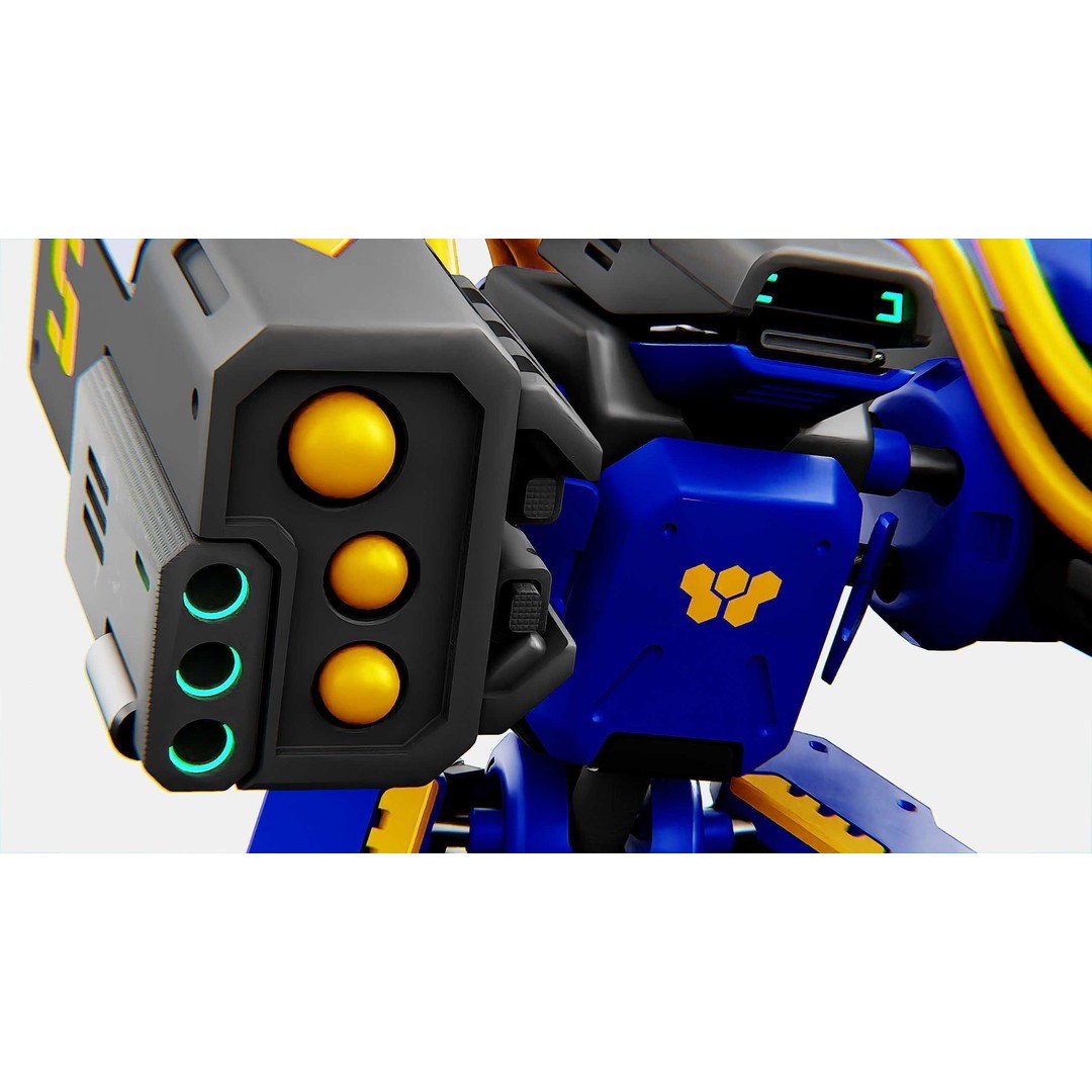 Military Bot B-450 3D Model – Rigged Sci-Fi Character for Unity & Unreal - View 20