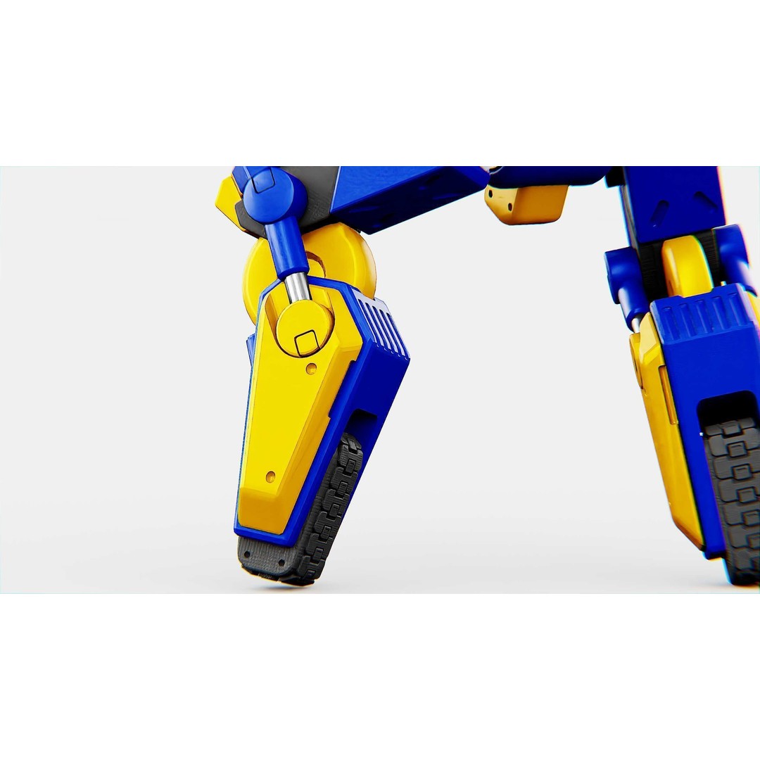 Military Bot B-450 3D Model – Rigged Sci-Fi Character for Unity & Unreal - View 23