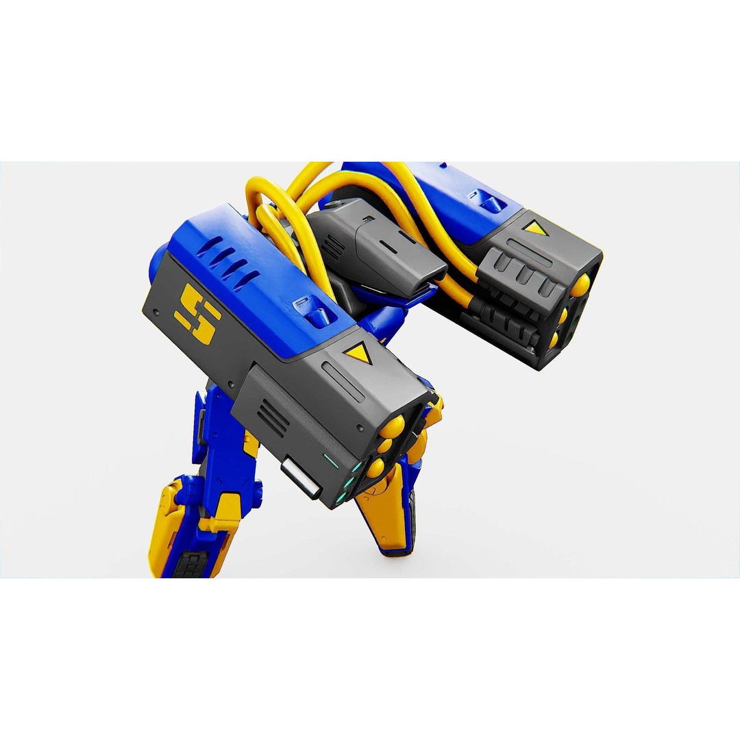 Military Bot B-450 3D Model – Rigged Sci-Fi Character for Unity & Unreal - View 25