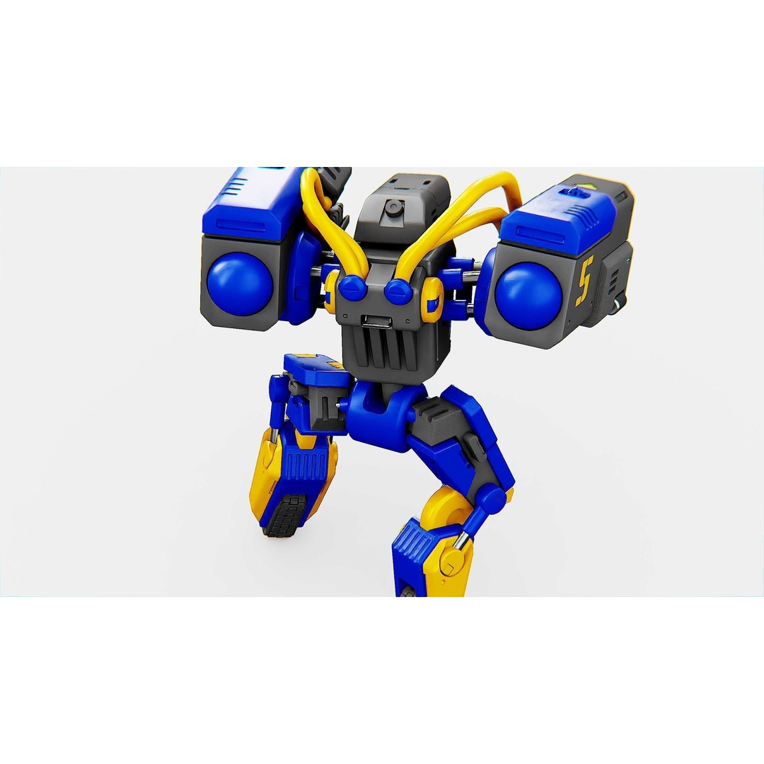 Military Bot B-450 3D Model – Rigged Sci-Fi Character for Unity & Unreal - View 26