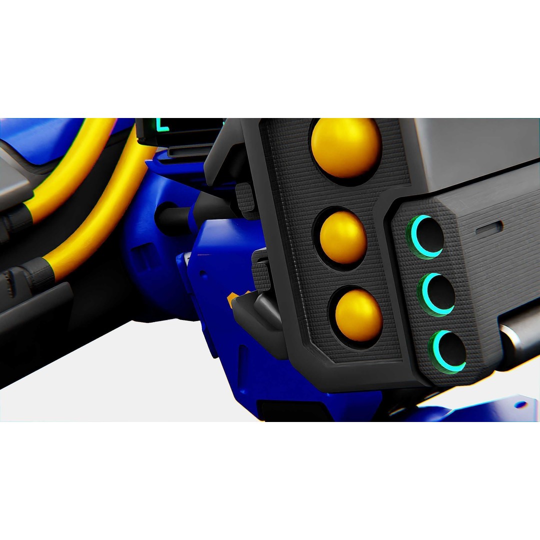 Military Bot B-450 3D Model – Rigged Sci-Fi Character for Unity & Unreal - View 29
