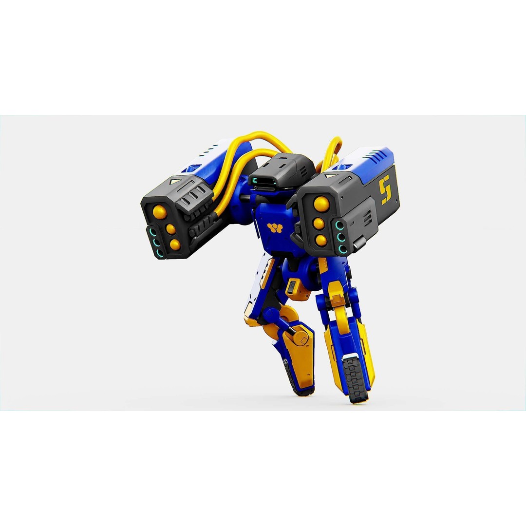 Military Bot B-450 3D Model – Rigged Sci-Fi Character for Unity & Unreal - View 3