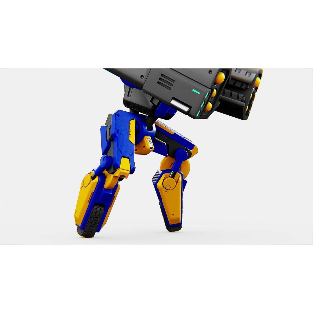 Military Bot B-450 3D Model – Rigged Sci-Fi Character for Unity & Unreal - View 31