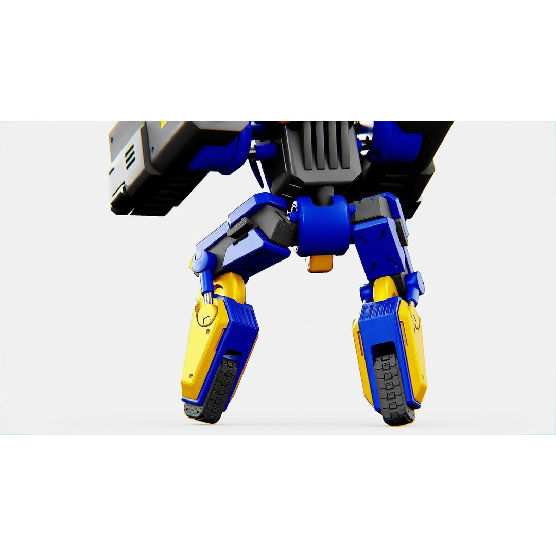 Military Bot B-450 3D Model – Rigged Sci-Fi Character for Unity & Unreal - View 32