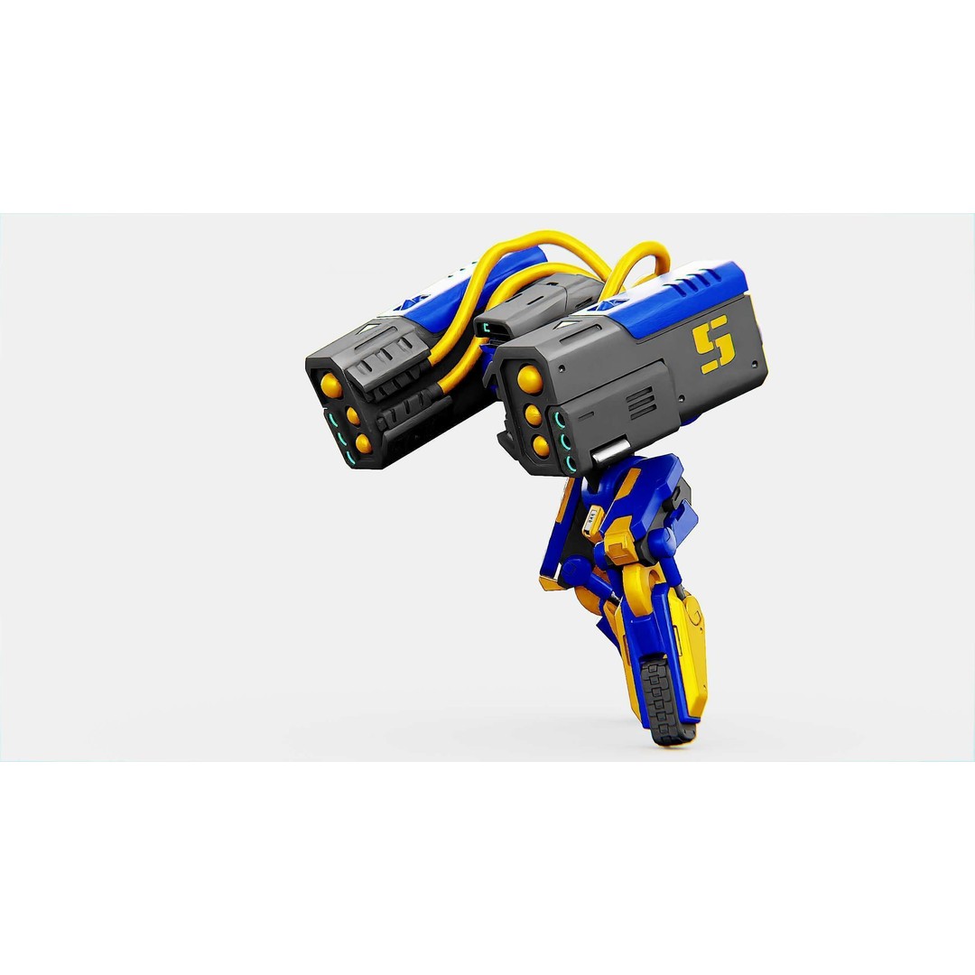 Military Bot B-450 3D Model – Rigged Sci-Fi Character for Unity & Unreal - View 4
