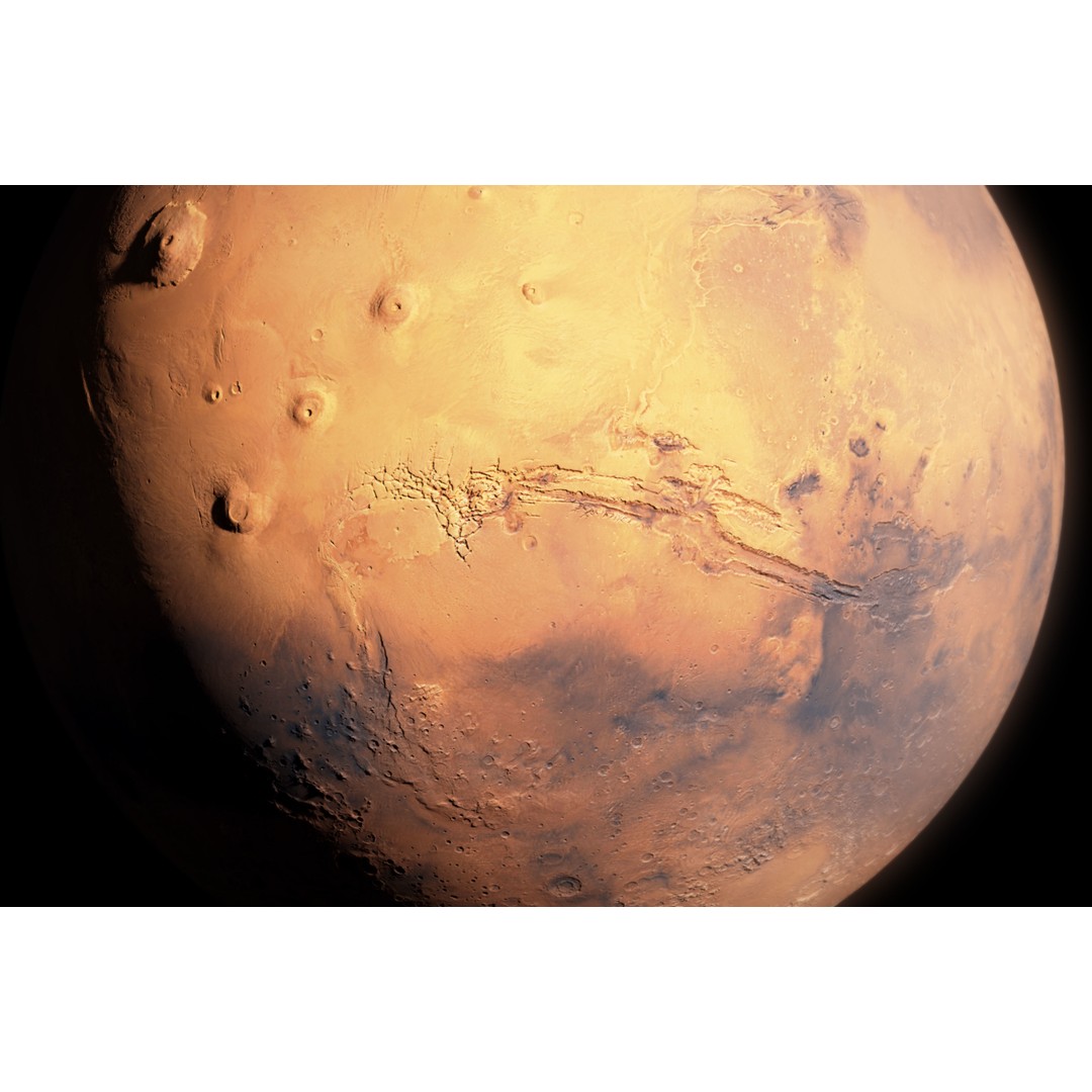 Earth Moon Mars 3D Model – Highly Detailed Space Asset, OBJ