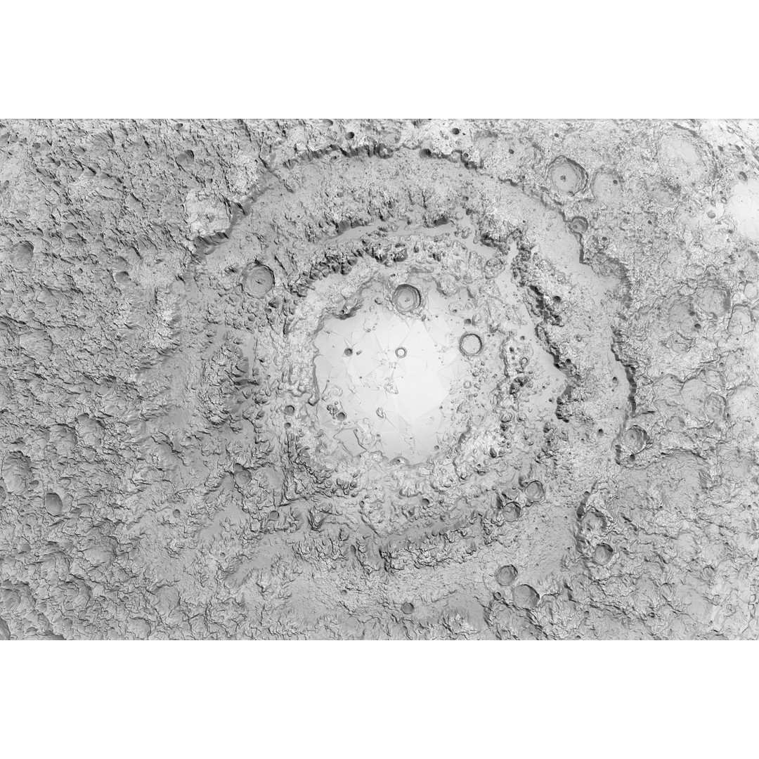 Earth Moon Mars 3D Model – Highly Detailed Space Asset, OBJ - View 15