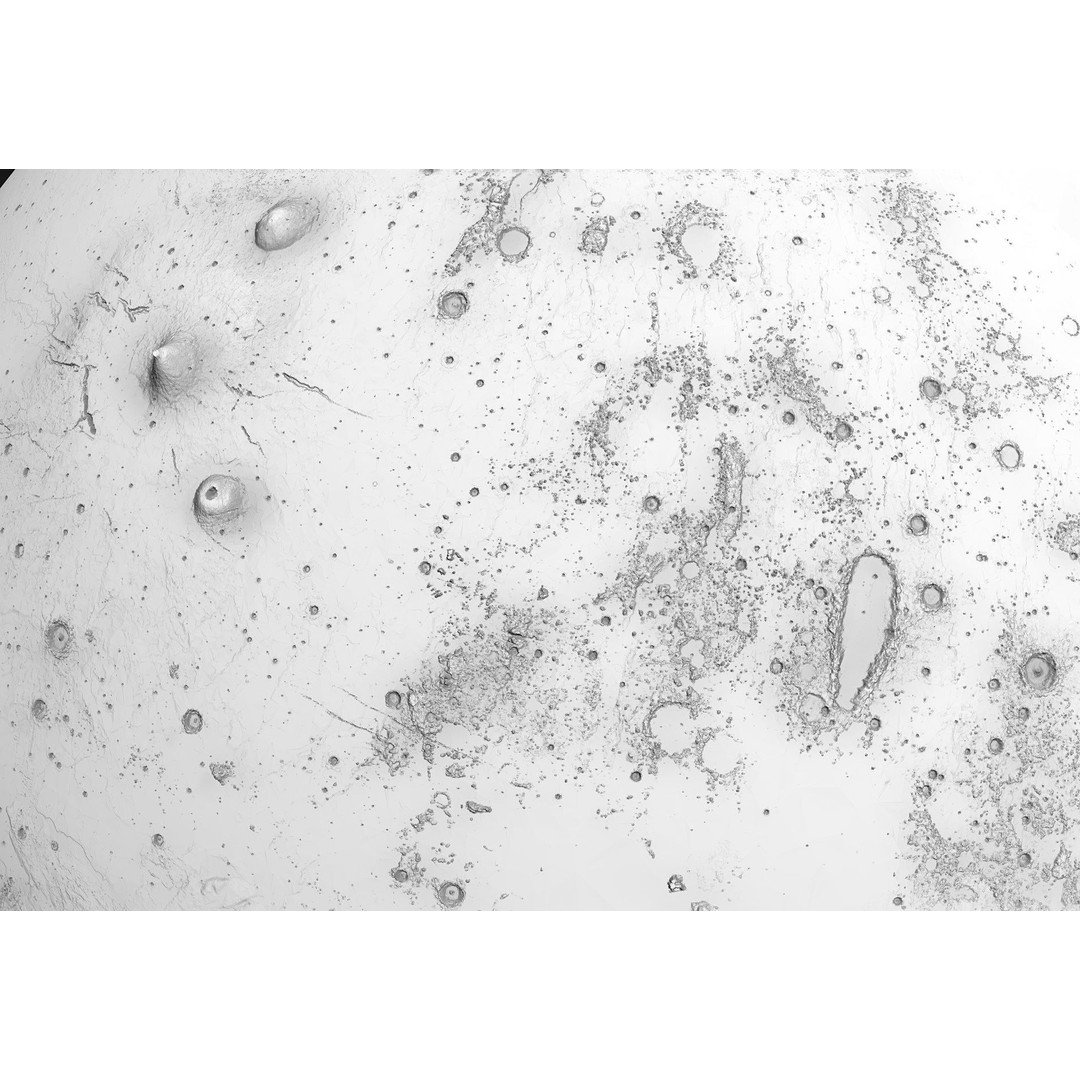 Earth Moon Mars 3D Model – Highly Detailed Space Asset, OBJ - View 21