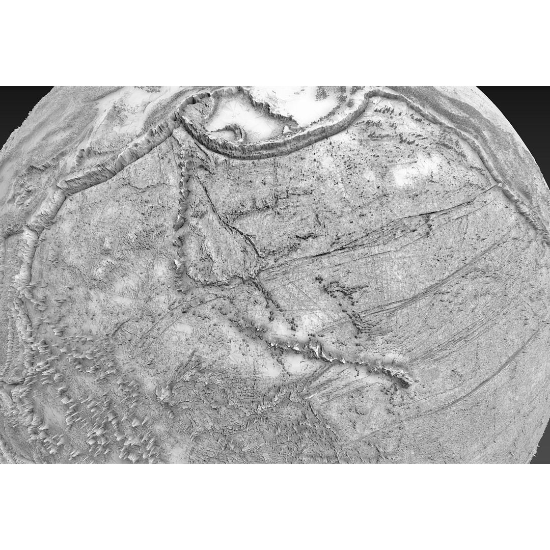 Earth Moon Mars 3D Model – Highly Detailed Space Asset, OBJ - View 9