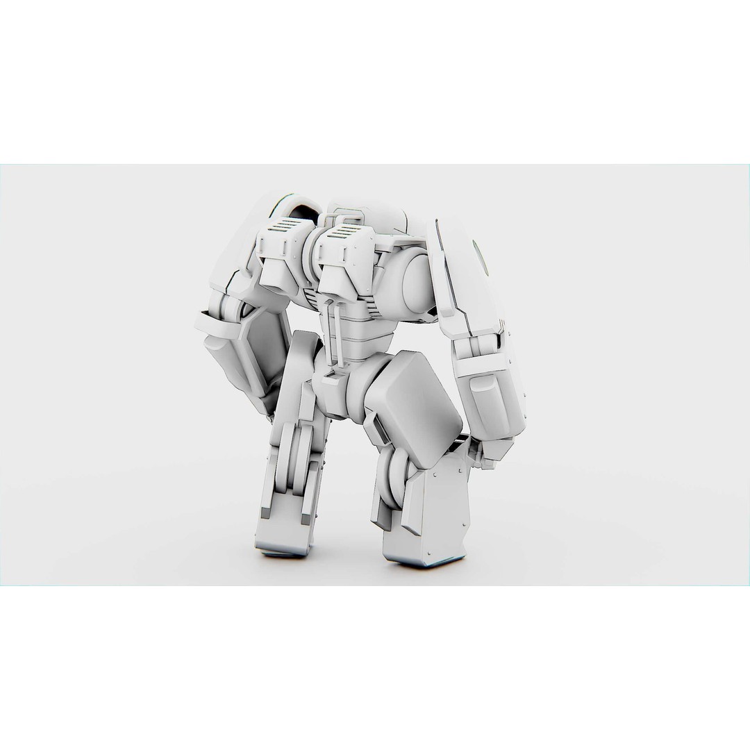 Battle Droid Spyker 3D Model – Rigged Character for Unreal Engine & Unity - View 34