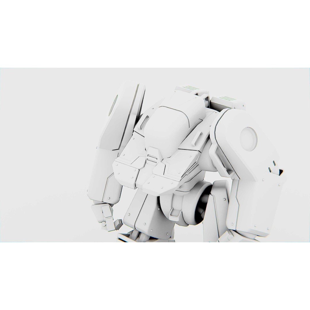 Battle Droid Spyker 3D Model – Rigged Character for Unreal Engine & Unity - View 36