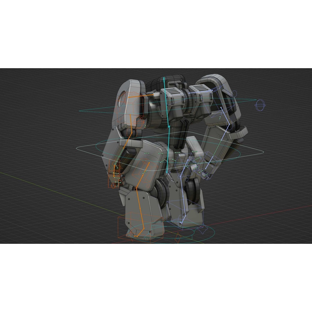 Battle Droid Spyker 3D Model – Rigged Character for Unreal Engine & Unity - View 39