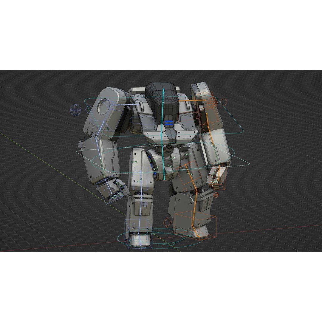 Battle Droid Spyker 3D Model – Rigged Character for Unreal Engine & Unity - View 40