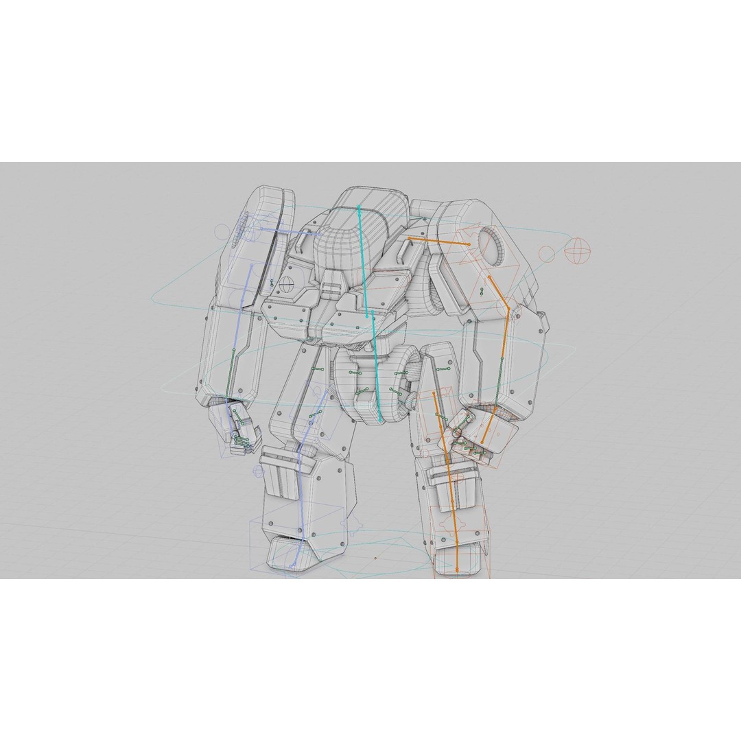 Battle Droid Spyker 3D Model – Rigged Character for Unreal Engine & Unity - View 41