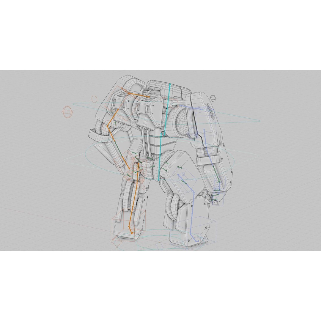 Battle Droid Spyker 3D Model – Rigged Character for Unreal Engine & Unity - View 42