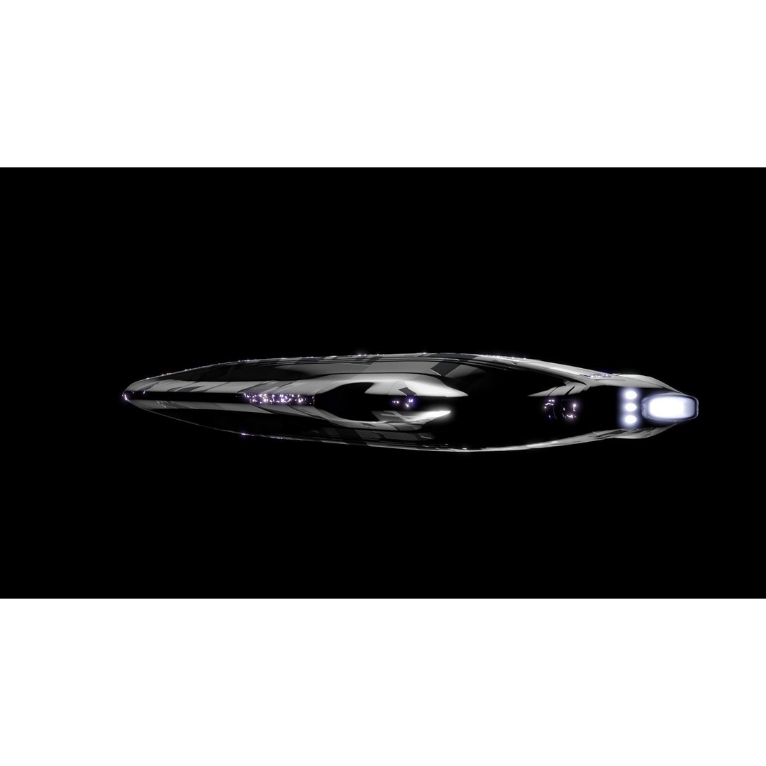 Carrier Spaceship 3D Model – Low Poly Game Ready Asset, FBX - View 12