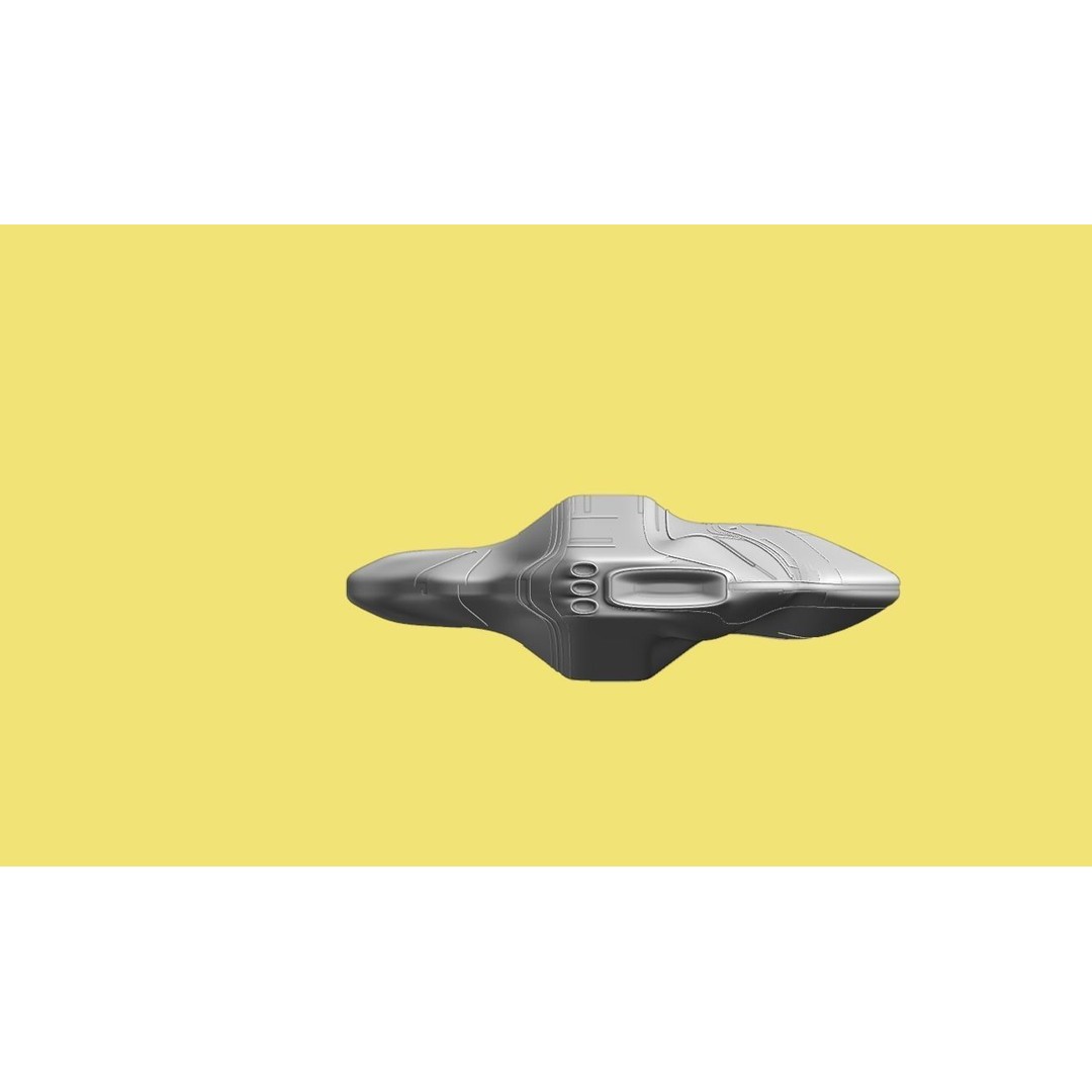 Carrier Spaceship 3D Model – Low Poly Game Ready Asset, FBX - View 20