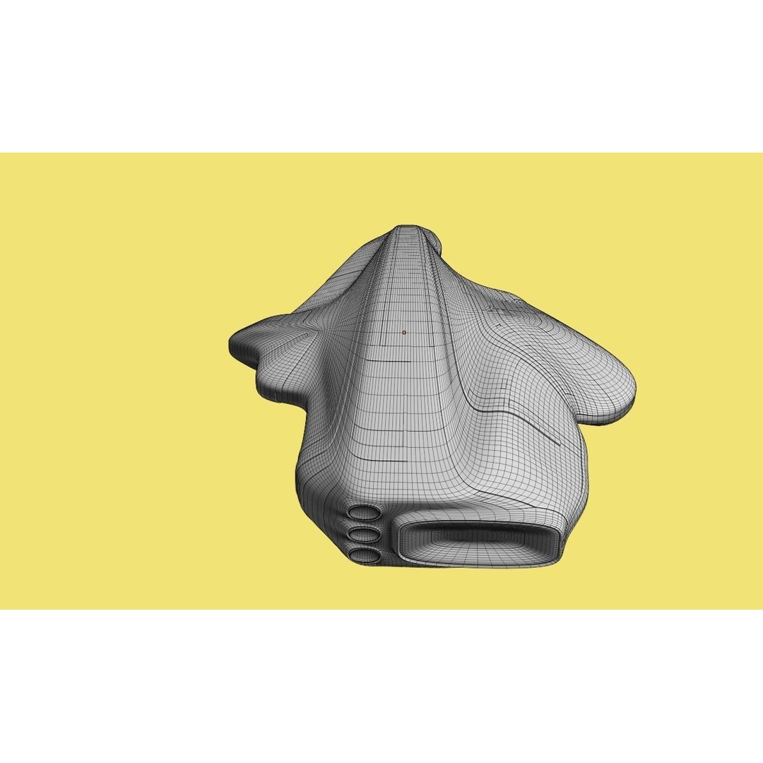 Carrier Spaceship 3D Model – Low Poly Game Ready Asset, FBX - View 24