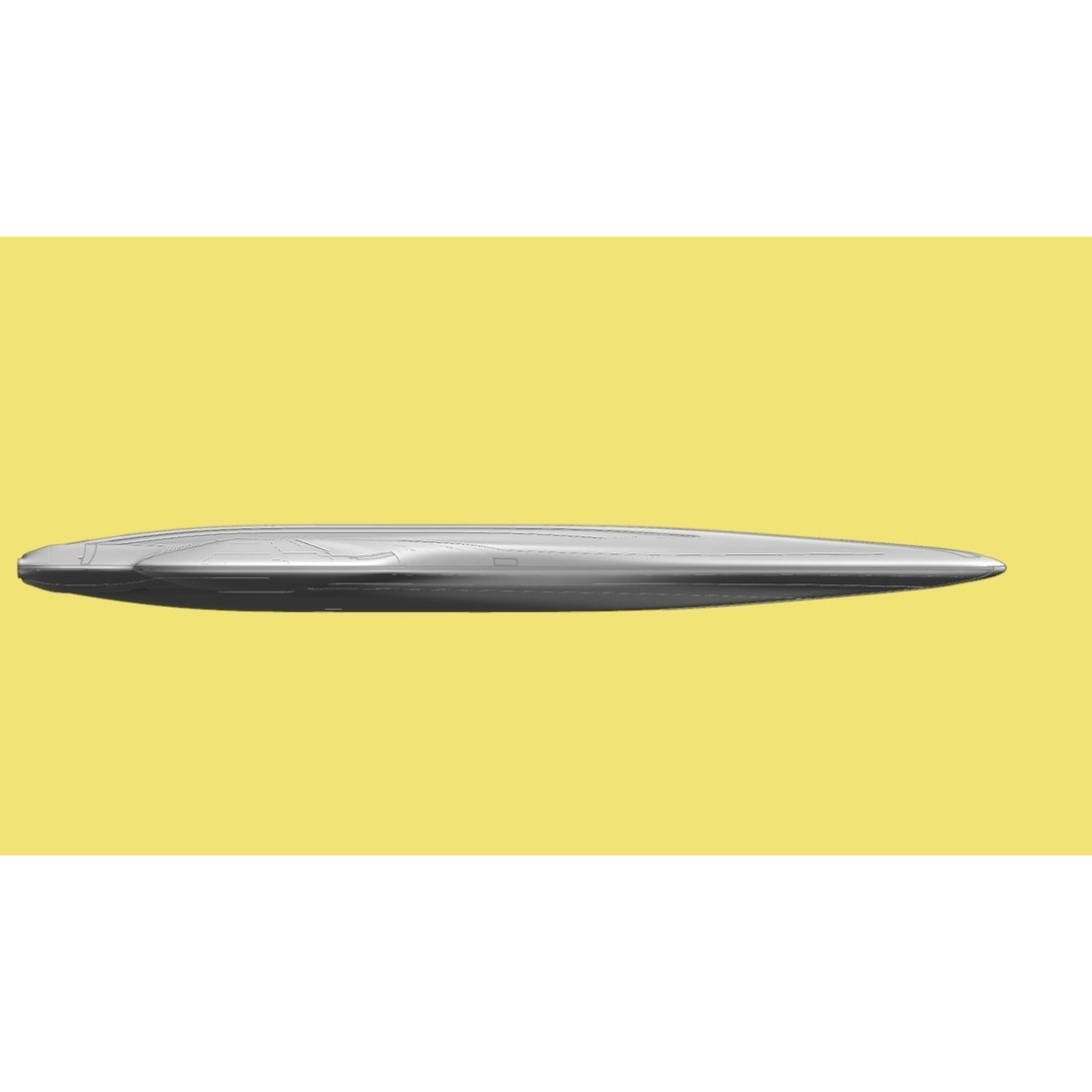 Carrier Spaceship 3D Model – Low Poly Game Ready Asset, FBX - View 27