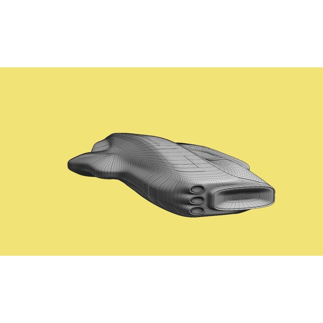 Carrier Spaceship 3D Model – Low Poly Game Ready Asset, FBX - View 32