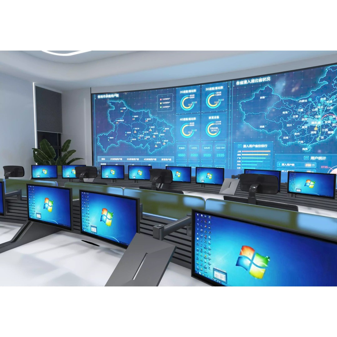 Control Room 3D Model – Low Poly Architectural Asset, FBX & OBJ - View 4