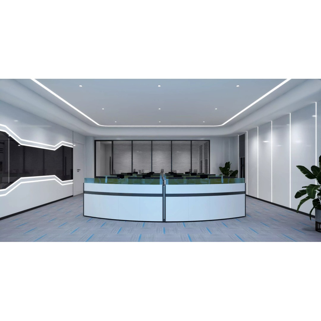 Control Room 3D Model – Low Poly Architectural Asset, FBX & OBJ - View 5