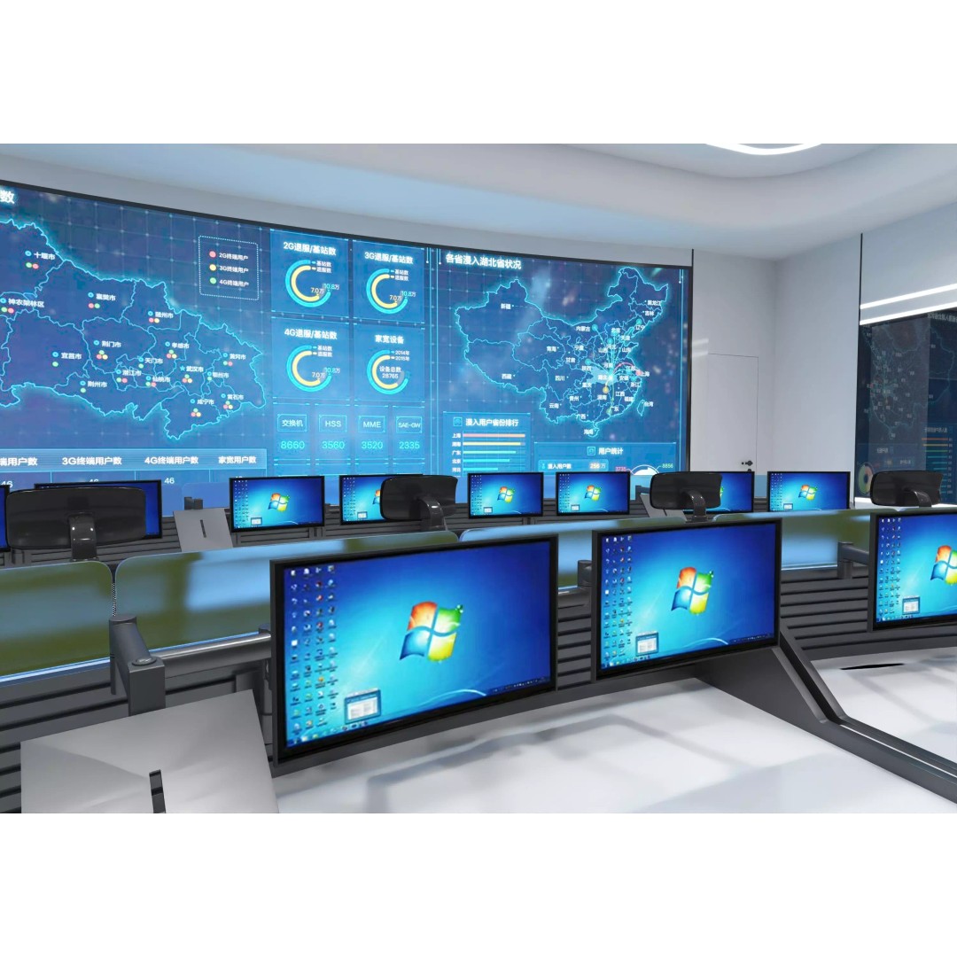 Control Room 3D Model – Low Poly Architectural Asset, FBX & OBJ - View 8
