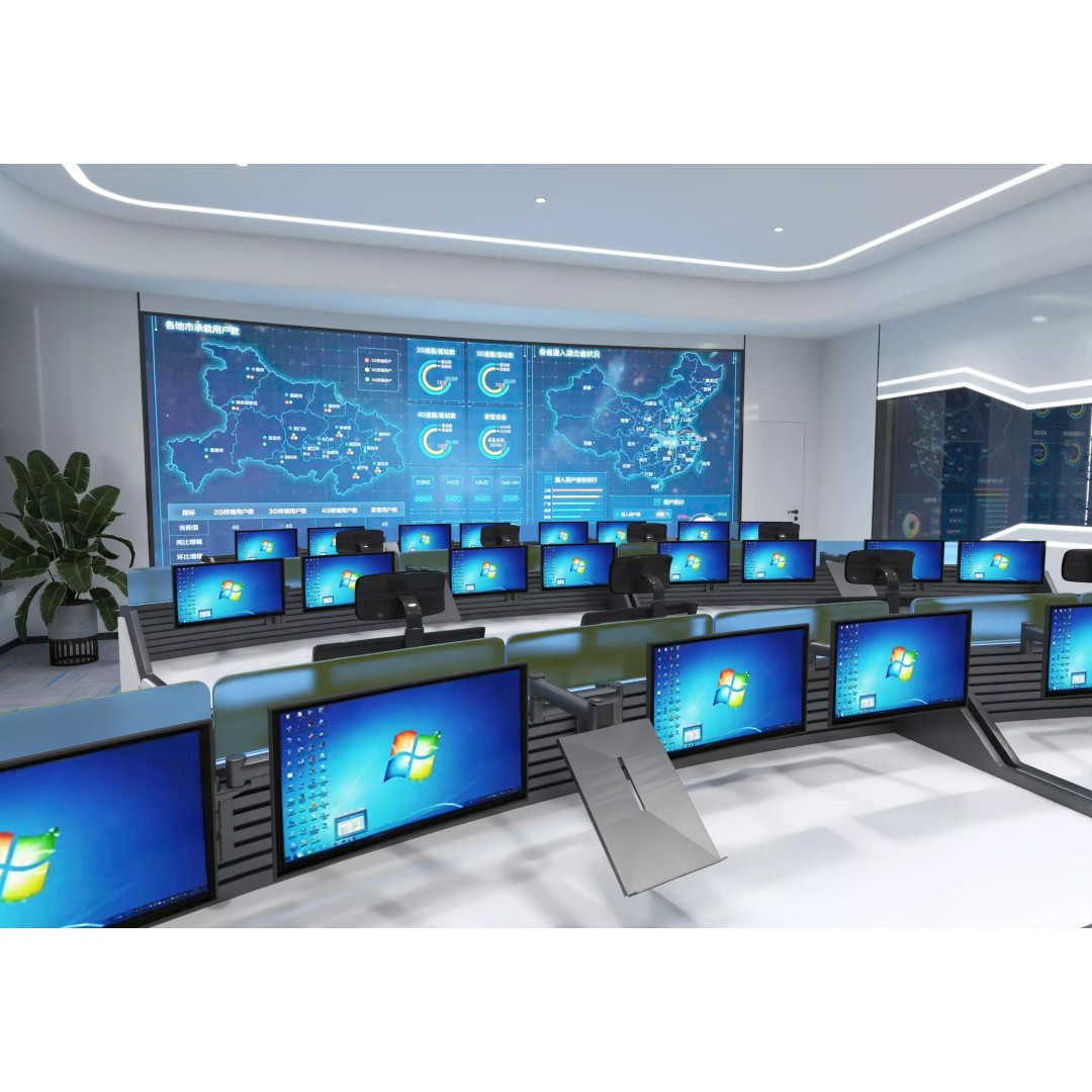 Control Room 3D Model – Low Poly Architectural Asset, FBX & OBJ - View 9