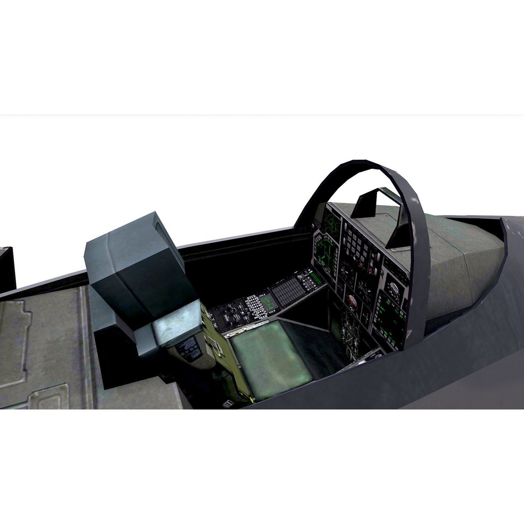 Chengdu J-20 3D Model – Low Poly Game-Ready Fighter Jet, FBX