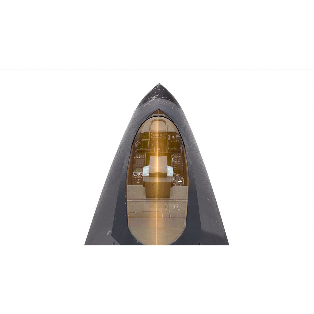 Chengdu J-20 3D Model – Low Poly Game-Ready Fighter Jet, FBX - View 28