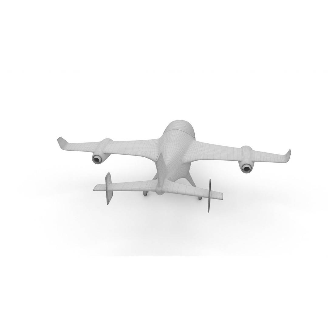 Futuristic Light Aircraft 3D Model – Sleek Private Vehicle, FBX - View 7