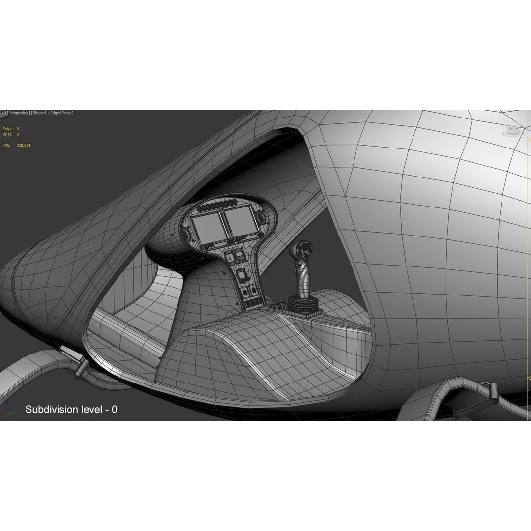 E-VOLO VC200 Volocopter 3D Model – High Poly Rigged Multirotor, FBX, OBJ - View 43