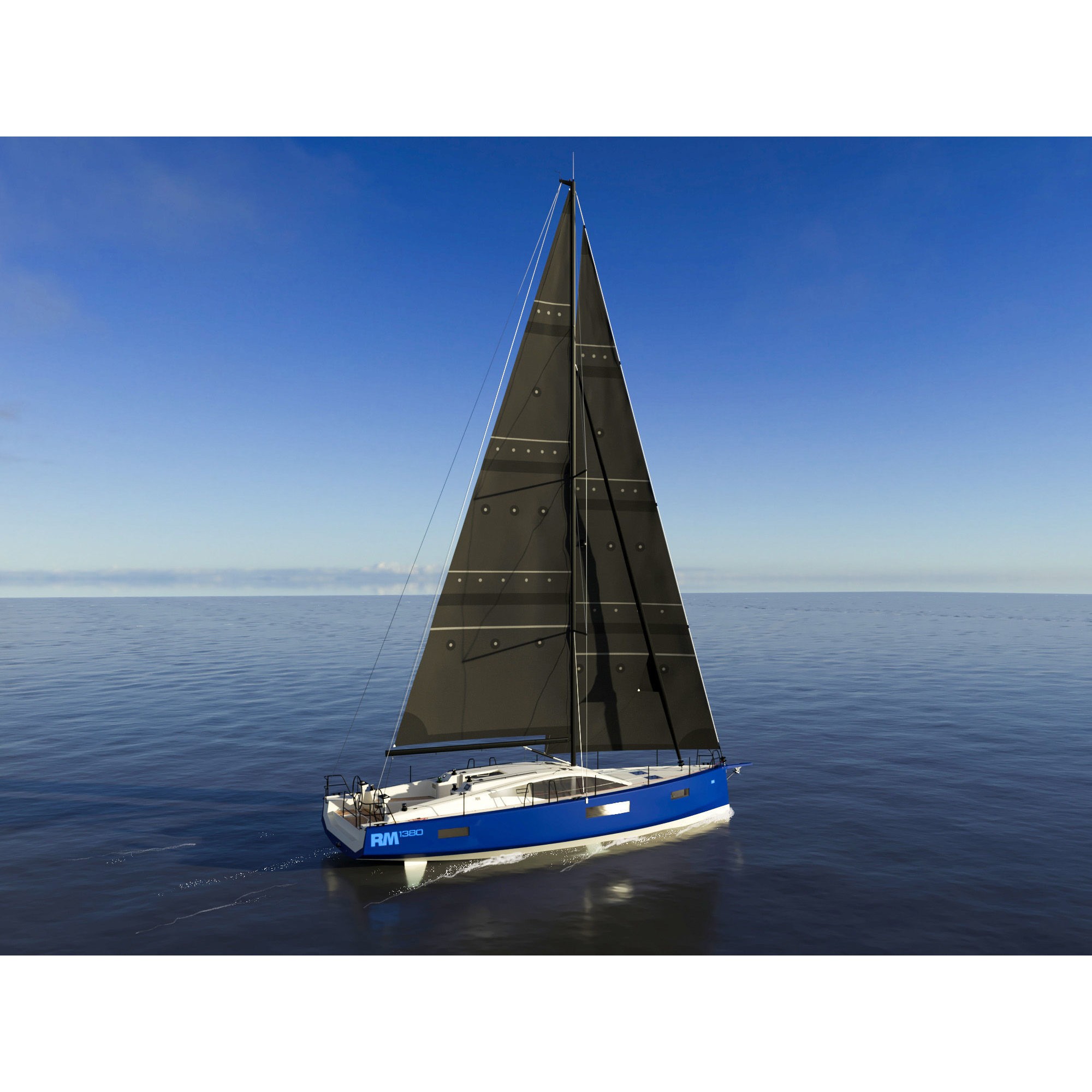 RM1380 Sailing Yacht - 3D Model - View 14