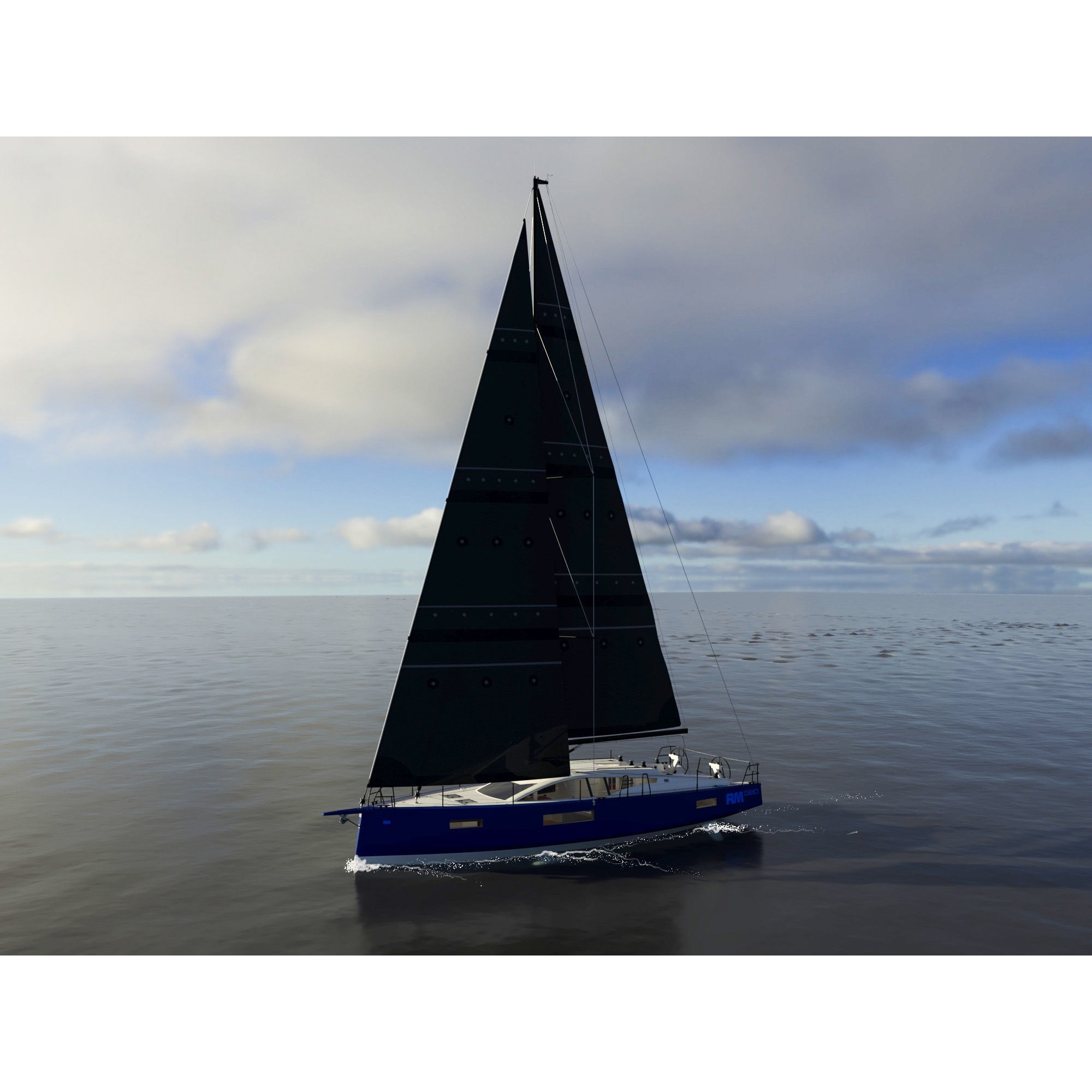 RM1380 Sailing Yacht - 3D Model - View 15