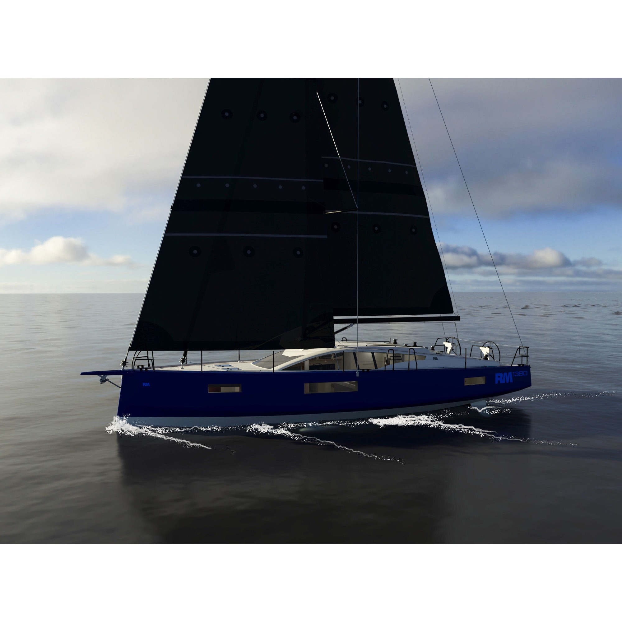 RM1380 Sailing Yacht - 3D Model - View 16
